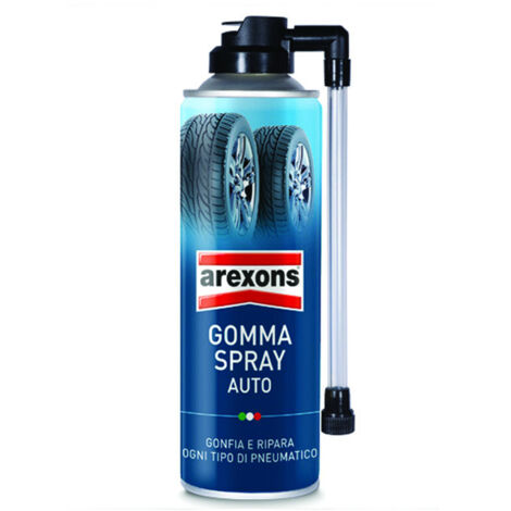 AREXONS BOMBOLETTA GOMMA SPRAY AUTO GONFIA E RIPARA RIPARAZIONE FORATURE (05746)