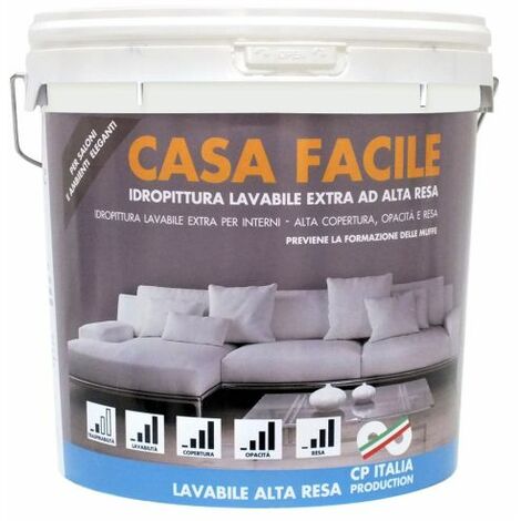 Pittura Lavabile Acrilica Pro White PROPAINT 13 LT