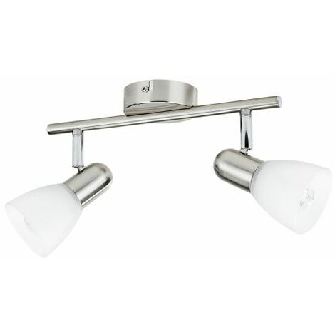 Faretto 2 luci philips burlap in metallo attacco e14 ip20 nickel - 5023217e7