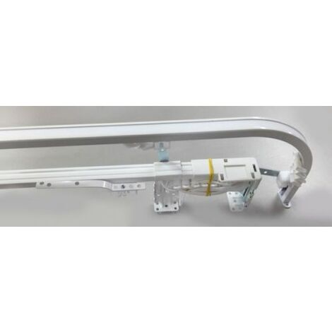 SCORRITENDA ESTENSIBILE SIRIO KIT 120/215 CM BIANCO