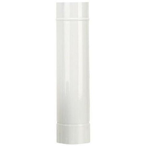 Tubo Smaltato Per Stufe Cm 50 10 Bianco - In Acciaio Porcellanato