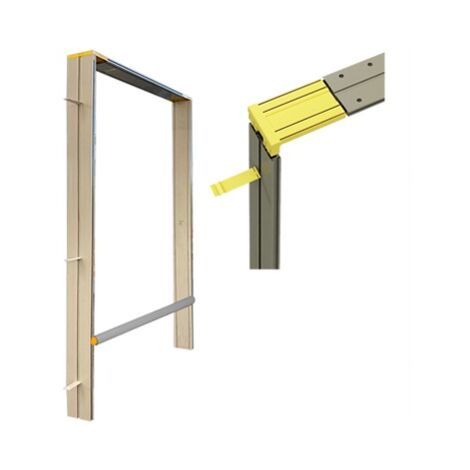 Controtelaio in PVC 80–100 cm H217 cm per porte interne – kit pratico regolabile