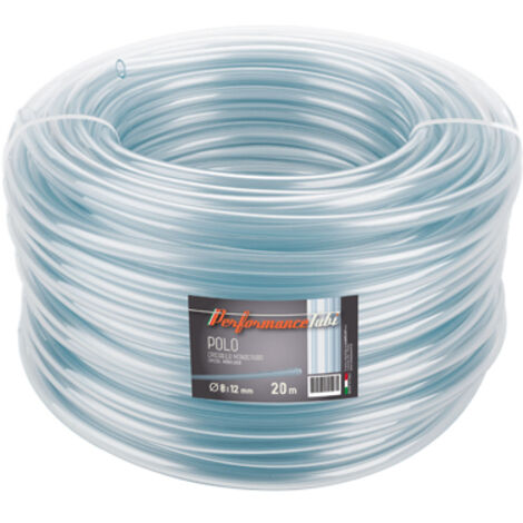 Tubo Cristallo in PVC per alimenti 8x12 mm rotolo 20 metri