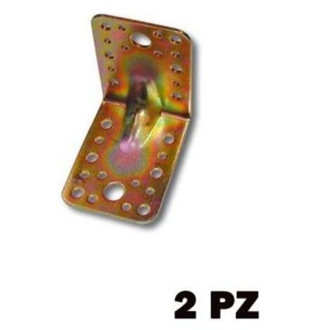 PIASTRA PIEGATA SUPPORTO PER PALO PALI MM 85X85X65 SP MM 2,5 PZ 2 (22778) (1/2)