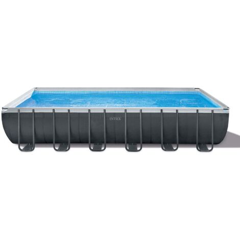Intex PISCINA RETTANGOLARE ULTRA XTR FRAME CON POMPA A SABBIA  cm. 732x366x132 h (1/5)