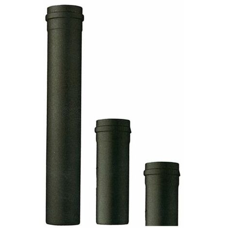 KIT STUFA A PELLET TUBO ACCIAIO NERO SMALTATO 80 MM CE MADE IN