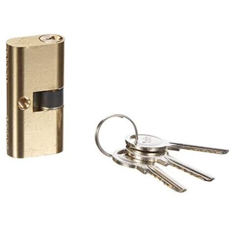 Yale cilindro ovale per serrature YN0901002000 color ottone, 3 chiavi (1/4)