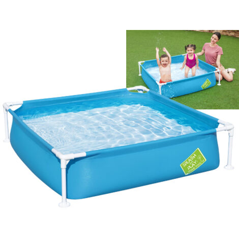 Piscina Quadrata Con Telaio Bestway 56217 Dim. 122X122X H30,5 Cm