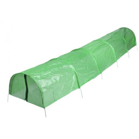 SERRA GIARDINO A TUNNEL CON COPERTURA PER PIANTE FIORI CM 300X45X30H (28160)