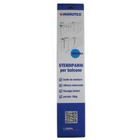 Stendibiancheria per Balcone Minutex Ribaltabile Zincato
