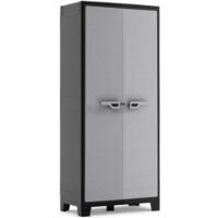 KETER ARMADIO TUTTOPIANI TITAN XL cm. 80x44x182h GRIGIO E ANTRACIE, IMPERMEABILE
