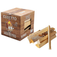 Legnetti accendifuoco Cubetto box 8 dm³ legno naturale secco – Cubetto