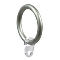ANELLO PER SCORRITENDA col. nichel - Ø 12 mm cf. 6 pz