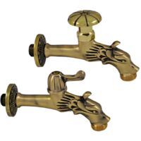 RUBINETTO ORNAMENTALE 'RINASCIMENTO' 1/2 con leva -