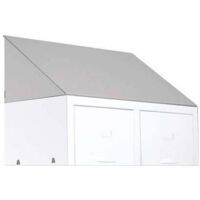 TETTO X ARMADIO SPORCO PULITO INCLINATO PROMETAL - VERN GRIGIO POSTI 2 MM 680X350 - 1 pezzo