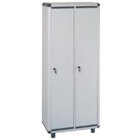 Armadietto spogliatoio in resina a 2 ante chiudibili a chiave Sporco Pulito Easy Garofalo