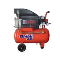 COMPRESSORE ARIA GHIBLI LT. 25 LUBRIFICATO AD OLIO POTENZA 2HP