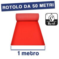 PASSATOIA ROSSA TAPPETO NUZIALE ROSSO CHIESA NEGOZIO STUDIO MT 1 X 20 