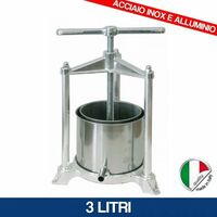 TORCHIETTO TORCHIO PREMITUTTO PRESSA ACCIAIO INOX ALLUMINIO LIQUORE NOCINO  MELAN