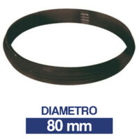 Zingafer Guarnizione siliconica per stufa pellet diametro 80