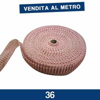 MT 1 RETI RETE ELASTICA DOPPIA TRAMA CALZA INSACCATI SALUMI AFFUMICATURA 13783V 36 (29893)