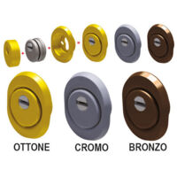 Defender Ø50x22 mm con piastrina antistrappo e finitura bronzo – Securemme