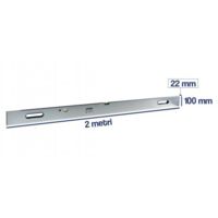Livella a bolla rotonda grande con cassa in alluminio (80x62x15 mm, argento) - Wood, Tools & Deco