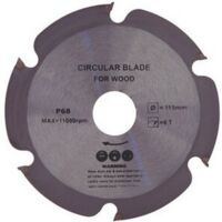 DISCO PER LEGNO MM 115X2X22,2 ECEF PZ 1,0