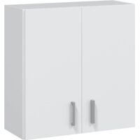 PENSILE MULTIUSO BAGNO/LAVANDERIA BIANCO 60X59X26,5CM