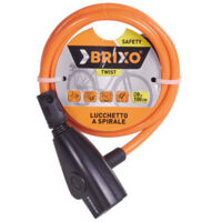 Lucchetto a spirale brixo antifurto per cicli bicicletta bici ø8x100cm