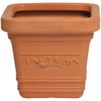 VASO VASI IN RESINA PER PIANTE FIORI QUADRATO 40X40 CASA GIARDINO ESTERNO 00886