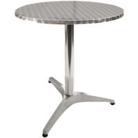 TAVOLI TAVOLO BAR ALU ROUND RECLINABILE CM.Ø60xH70 ARREDO BAR CASA GIARDINO