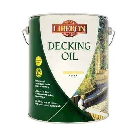 Liberon 2.5L Clear Decking Oil Protection