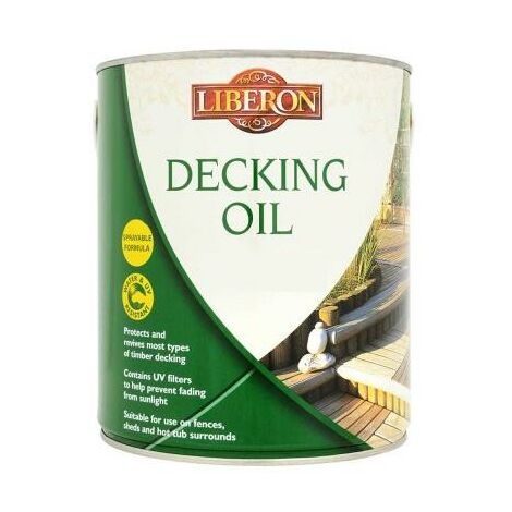 Liberon 5L Teak Decking Oil Protection Fence