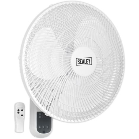 Sealey Wall Fan 3-Speed 16in with Remote Control 230V