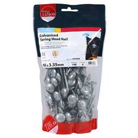 Timco Round Spring Head Nails - 65mm x 3.35mm - 1kg