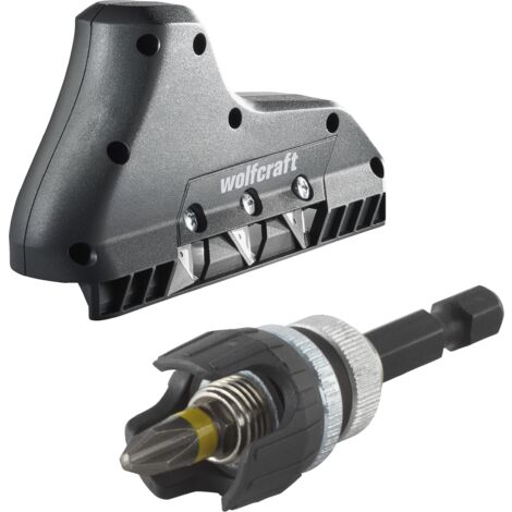 wolfcraft - Triple Canteadora - incl. Accesorio para placa de lleso - ref.8637000