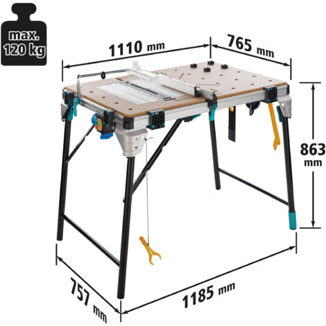 wolfcraft - Banco para máquinas MASTER cut 2600
El banco multifuncional para máquinas - ref.6918000