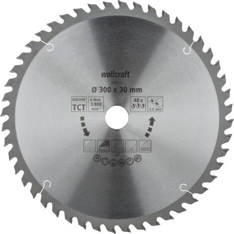 wolfcraft - Discos para sierras circulares de mesa serie naranja (cortes finos y limpios) - ref.6682000