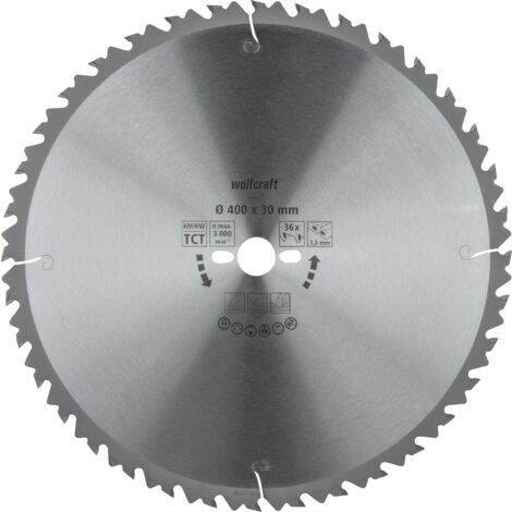 wolfcraft - Discos para sierras circulares de mano serie verde (cortes semigruesos y rápidos) - ref.6668000