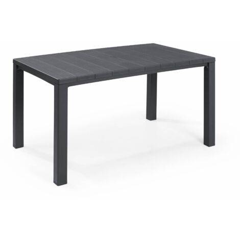 sweeek Gartentisch aus Kunststoff 4 bis 6 Plätze