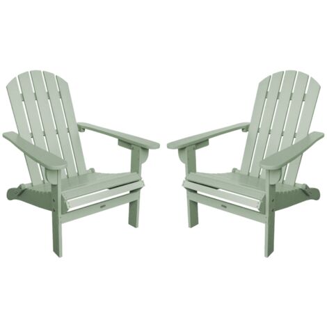 sweeek 2erSet klappbare Gartensessel aus Holz