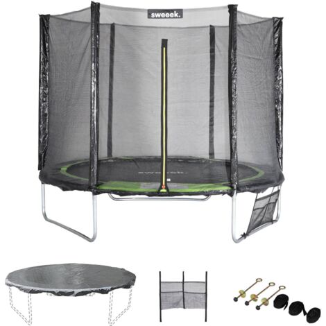 sweeek - Trampolin 250 cm mit Zubehörpaket
