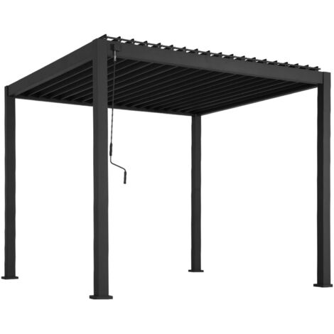 sweeek - Bioklimatische Pergola mit Lamellendach Triomphe 3x3m V2