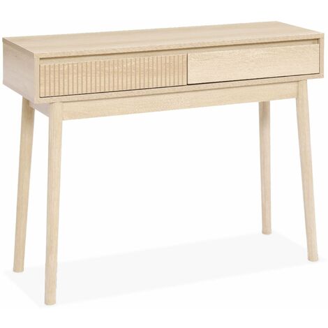 sweeek - Konsole mit Holzdekor, 2 Schubladen