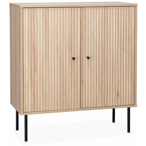 sweeek - Sideboard mit 2 Türen + 1 Einlegeboden