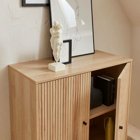 sweeek - Sideboard mit 2 Türen + 1 Einlegeboden
