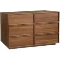 sweeek - Kommode mit Holzlook und 6 Schubladen