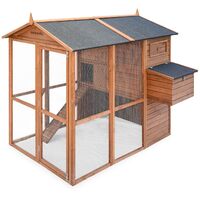 sweeek - Hühnerstall aus Holz für 6 / 8 Hühner - Cotentine