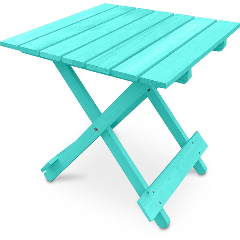 Outdoor side online table teal